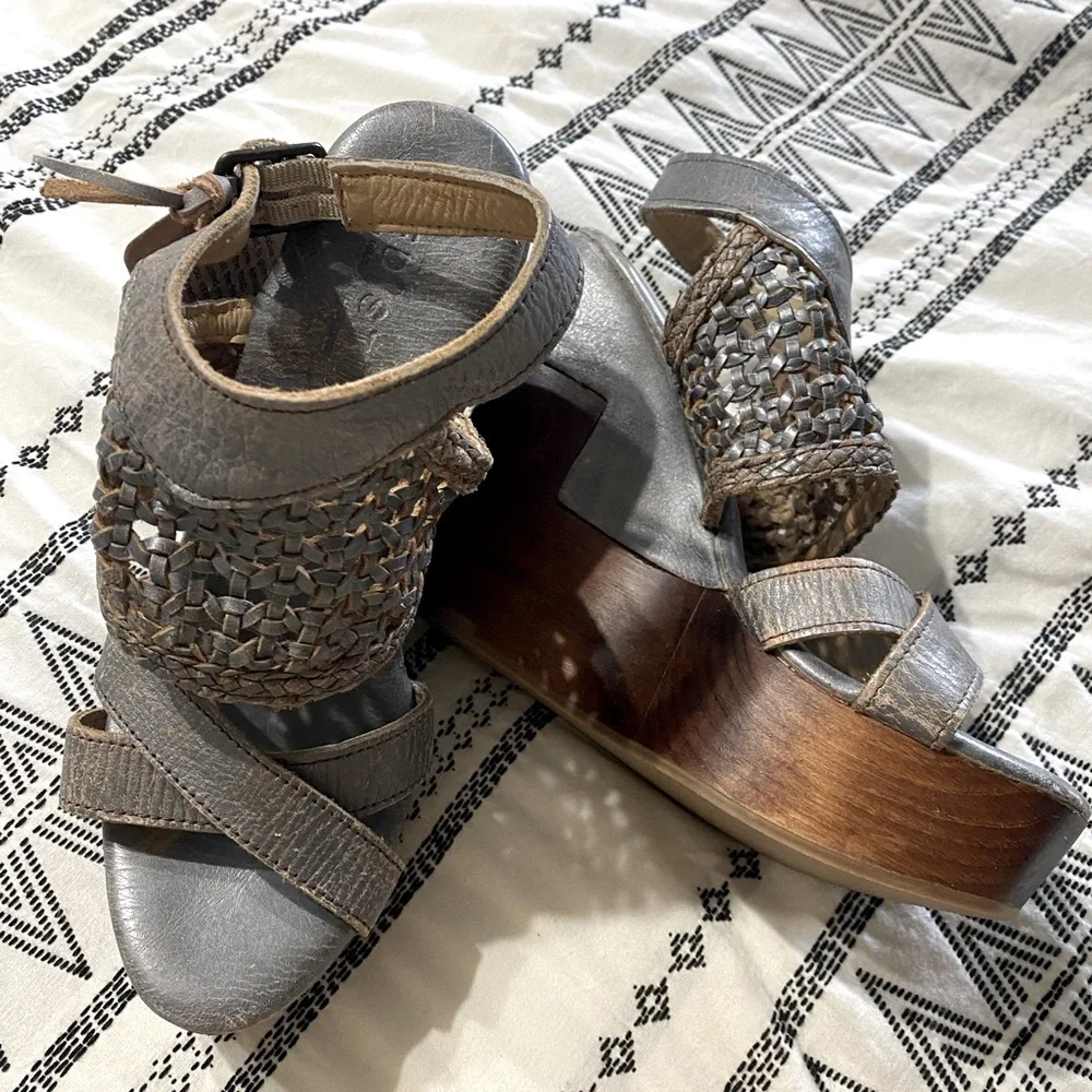 Bed Stu Platform wedge Petra sandal - Picture 1 of 4